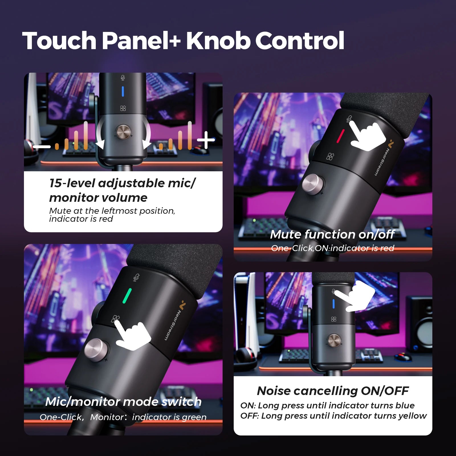 NearStream Pro USB/XLR Condenser Microphone 🎙️✨ | Boom Arm Mic for Streaming & Podcast