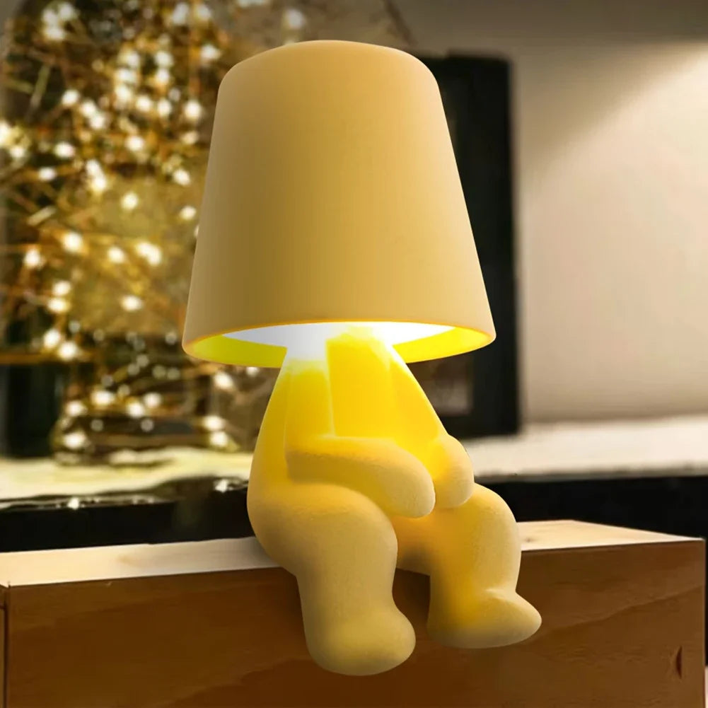 Mini Human Figure Lamps 💡🧍✨ | Colorful Designer Table Decor (6 Colors)