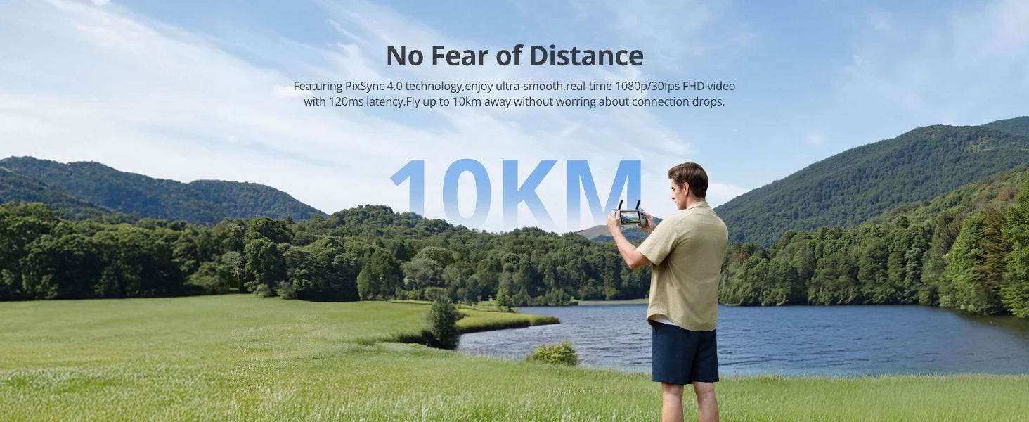 🚁 Original Atom 2 Drone – 4K Video, 8K Photos, 10km Range, Smart Eye Tracking