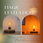 💡✨ Levitating Magnetic LED Bulb – Wireless Floating Desk & Night Light (360° Rotation)