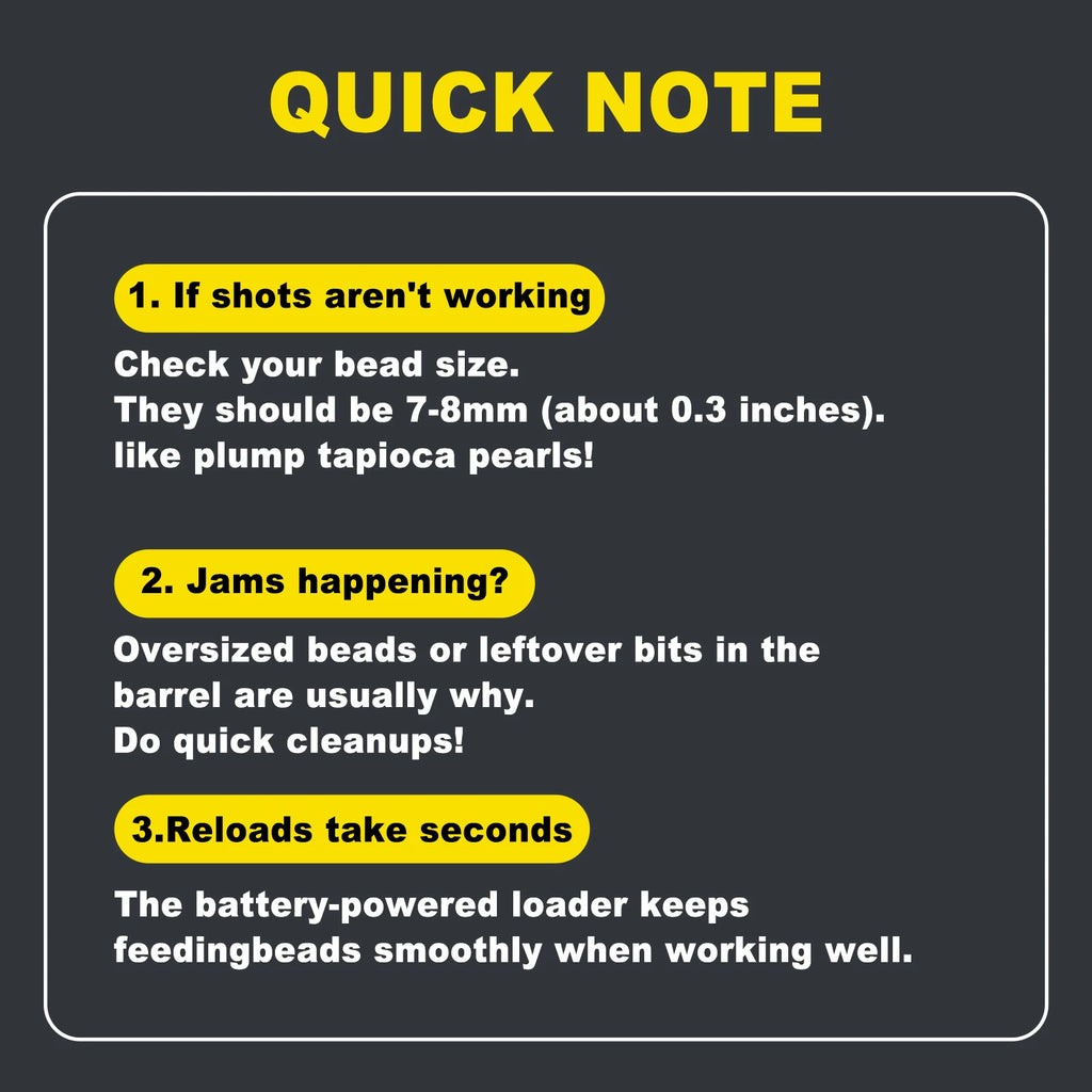 M416 Electric Gel Ball Blaster Toy Gun💦  [7.4v High Speed] | Auto + Manual Modes, Large Magazine