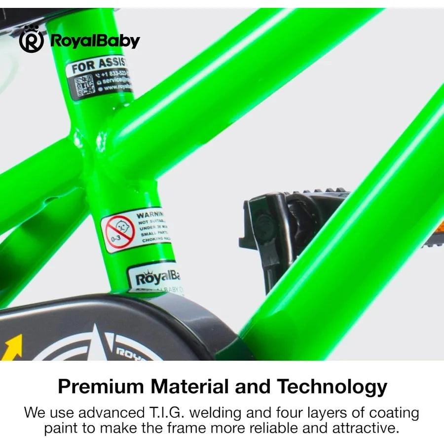 🚲 Kids Learning Bike (12–18 Inch) – Balance to Pedal Training Bicycle with Training Wheels & Water Bottle