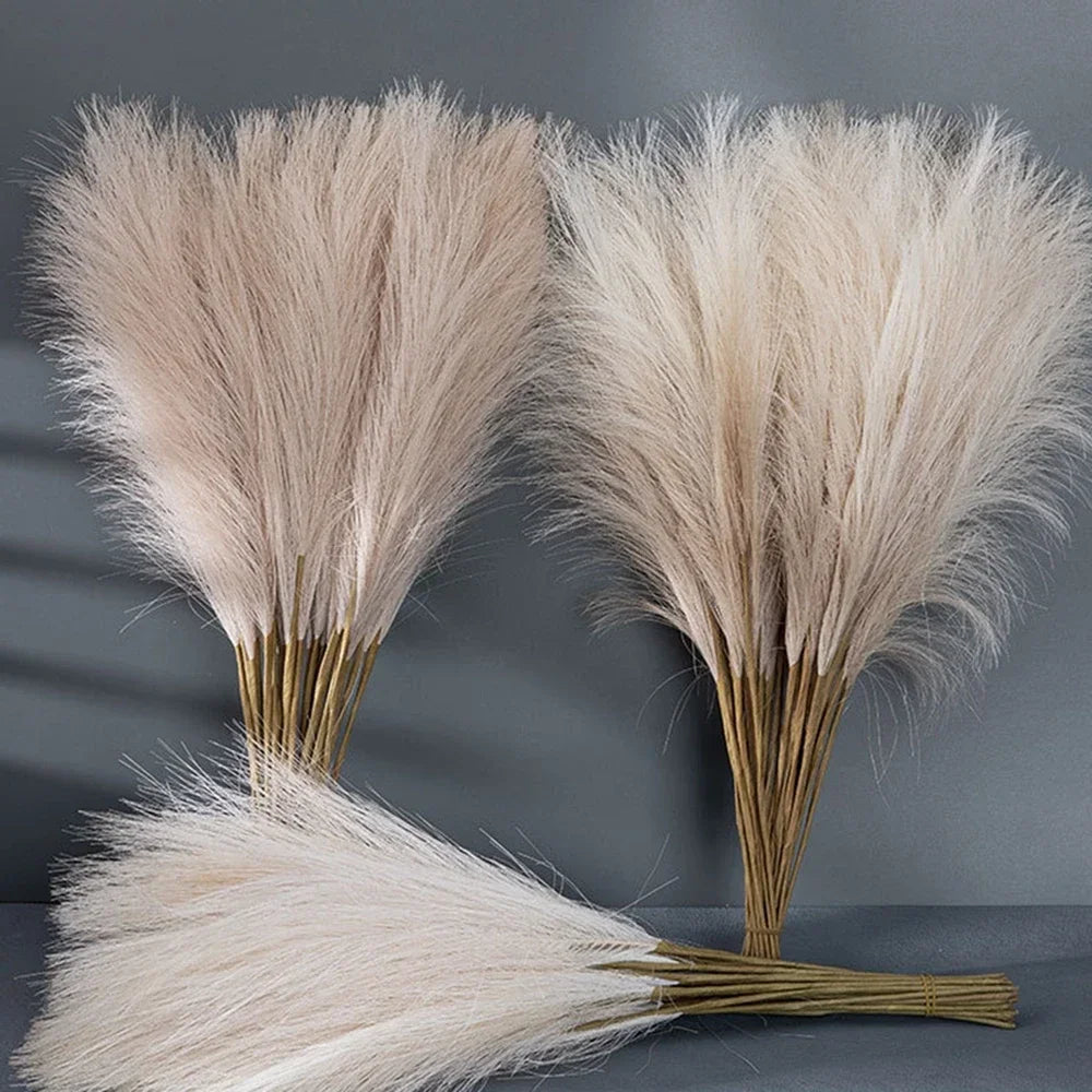 Artificial Pampas Grass Bouquet (10PCS) 🌾✨ | Wedding & Home Decor