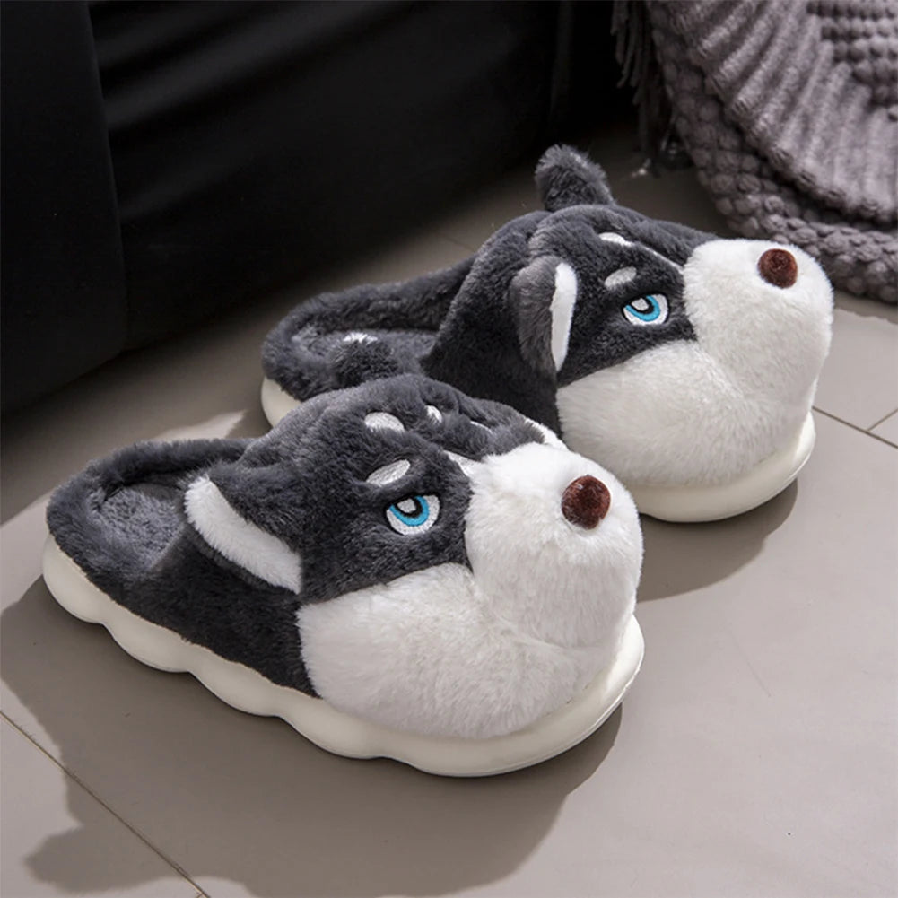 🐾❄️ Unisex Cute “Ashi” Slippers – Super Soft Winter Home Slippers (Cozy & Comfy)